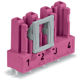 WAGO Platinenstecker Buchse 4p rs 1re Serie 770 770-884 10mm zinn Löt