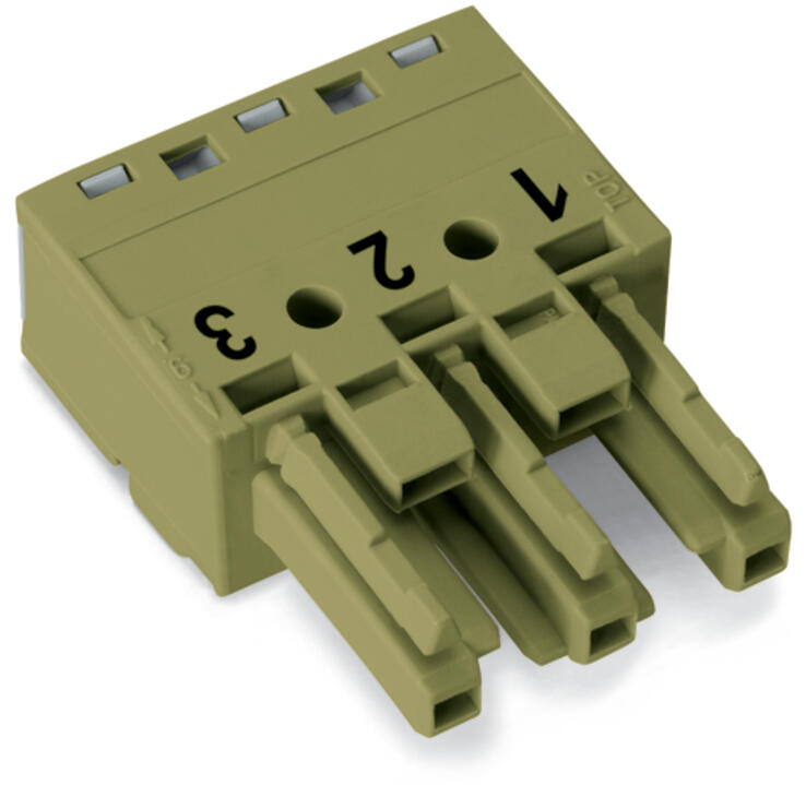 WAGO Steckverbinder Gebäude Buchse 3p Serie 770 770-263/073-000 Federzug 250V