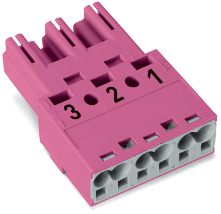 WAGO Steckverbinder Gebäude Stecker 3p Serie 770 770-293/082-000 Federzug 250V