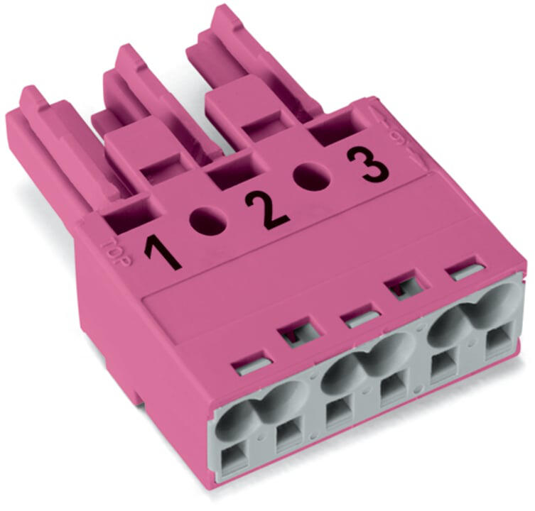 WAGO Steckverbinder Gebäude Buchse 3p Serie 770 770-283/081-000 Federzug 250V