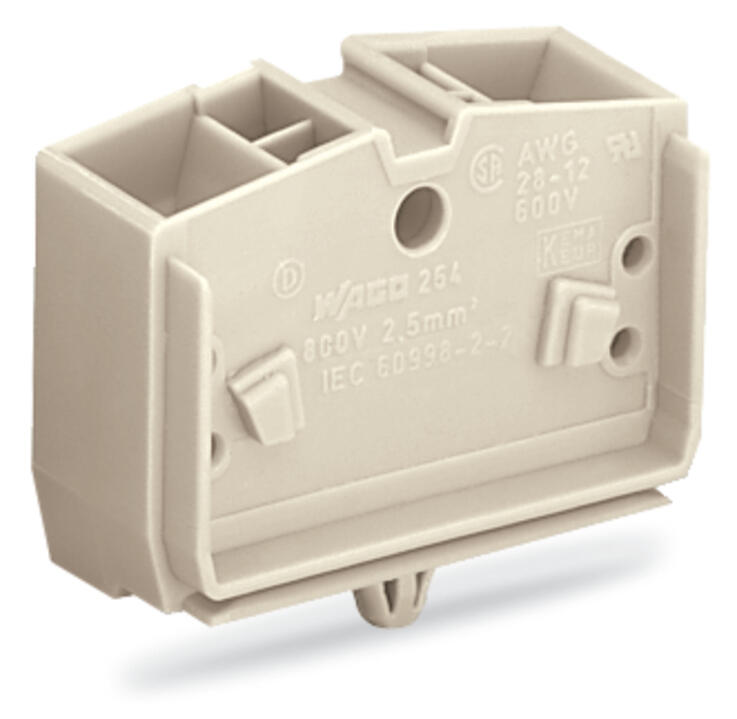 WAGO Klemmleiste 0,08-2,5qmm 23A 1p 10mm Serie 264 264-280 Thermopl lgr Federzug