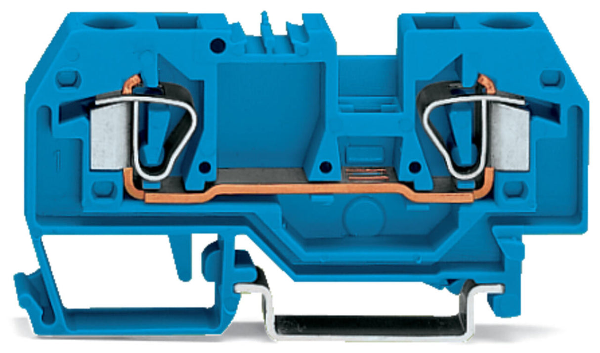 WAGO Reihenklemme 0,2-6qmm 1Etage 2kl bl Serie 282 282-904 41A TS35