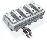 WAGO Klemmleiste 0,5-2,5qmm 24A 5p 50mm Serie 294 294-8325 Thermopl ws Federzug