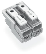 WAGO Klemmleiste 0,5-2,5qmm 24A 2p 20mm Serie 294 294-5072 Thermopl ws Federzug