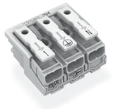 WAGO Klemmleiste 0,5-2,5qmm 24A 3p 30mm Serie 294 294-4053 Thermopl ws Federzug