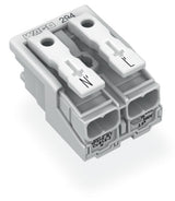 WAGO Klemmleiste 0,5-2,5qmm 24A 2p 20mm Serie 294 294-5022 Thermopl ws Federzug