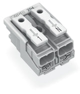 WAGO Klemmleiste 0,5-2,5qmm 24A 2p 20mm Serie 294 294-5052 Thermopl ws Federzug