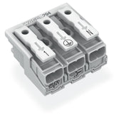 WAGO Klemmleiste 0,5-2,5qmm 24A 3p 30mm Serie 294 294-5053 Thermopl ws Federzug