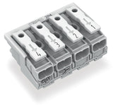 WAGO Klemmleiste 0,5-2,5qmm 24A 4p 40mm Serie 294 294-5044 Thermopl ws Federzug