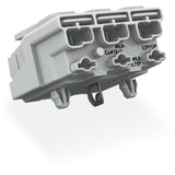 WAGO Klemmleiste 0,5-2,5qmm 24A 3p 30mm Serie 294 294-5153 Thermopl ws Federzug