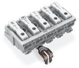 WAGO Klemmleiste 0,5-2,5qmm 24A 5p 50mm Serie 294 294-4225 Thermopl ws Federzug