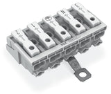 WAGO Klemmleiste 0,5-2,5qmm 24A 5p 50mm Serie 294 294-5455 Thermopl ws Federzug