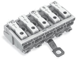 WAGO Klemmleiste 0,5-2,5qmm 24A 5p 50mm Serie 294 294-5475 Thermopl ws Federzug