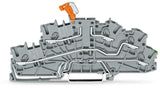 WAGO Installationsklemme 20A 0,25-4qmm Serie 2003 2003-6644 3pot gr Federzug