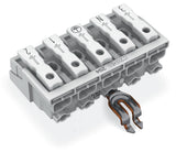 WAGO Klemmleiste 0,5-2,5qmm 24A 5p 50mm Serie 294 294-5255 Thermopl ws Federzug