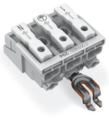 WAGO Klemmleiste 0,5-2,5qmm 24A 3p 30mm Serie 294 294-5353 Thermopl ws Federzug