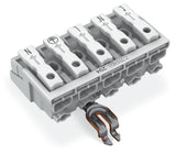 WAGO Klemmleiste 0,5-2,5qmm 24A 5p 50mm Serie 294 294-4325 Thermopl ws Federzug