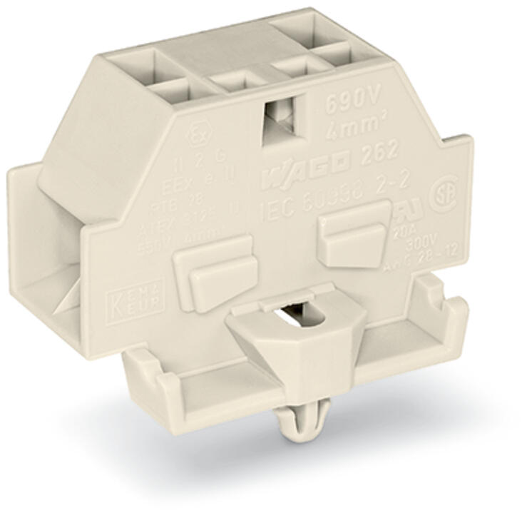 WAGO Klemmleiste 0,5-4qmm 30A 1p 12mm Serie 262 262-280 Thermopl lgr Federzug
