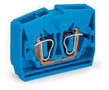 WAGO Klemmleiste 0,08-2,5qmm 24A 1p 6mm Serie 264 264-304 Thermopl bl Federzug