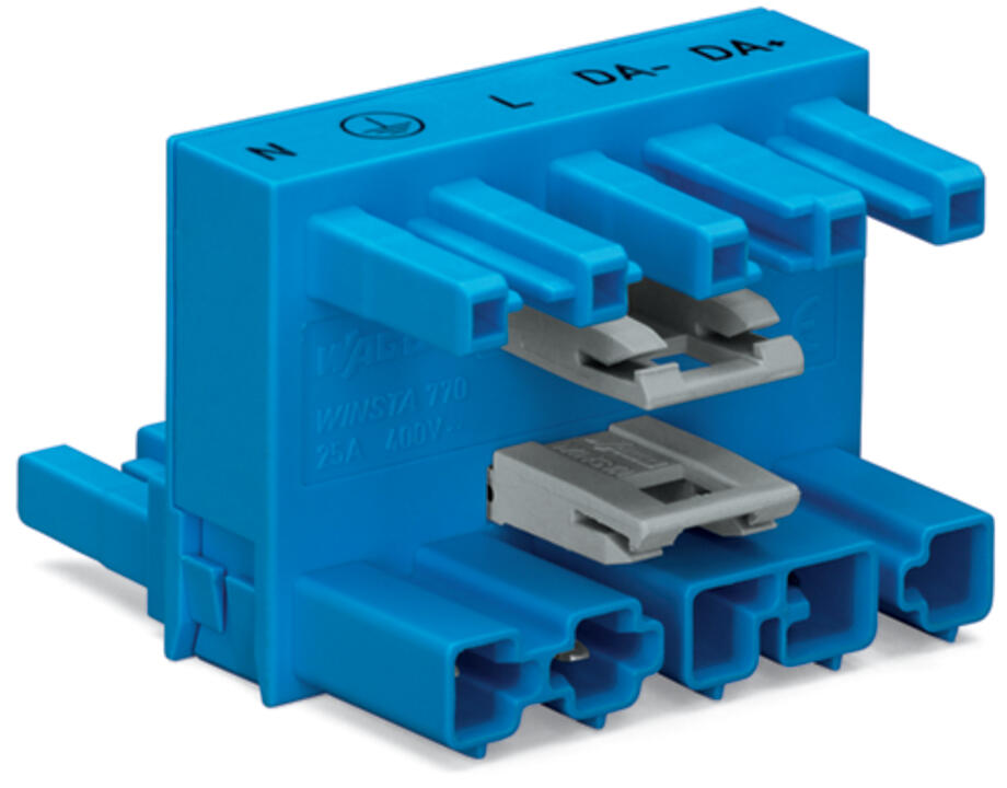 WAGO H-Verteiler PA 5Eing 5p 10Ausg 400V Serie 770 770-992 25A IP20 hfr