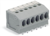 WAGO Printklemme 8f 1re gr RM=3,5 Serie 805 805-158 Federzug/Löt