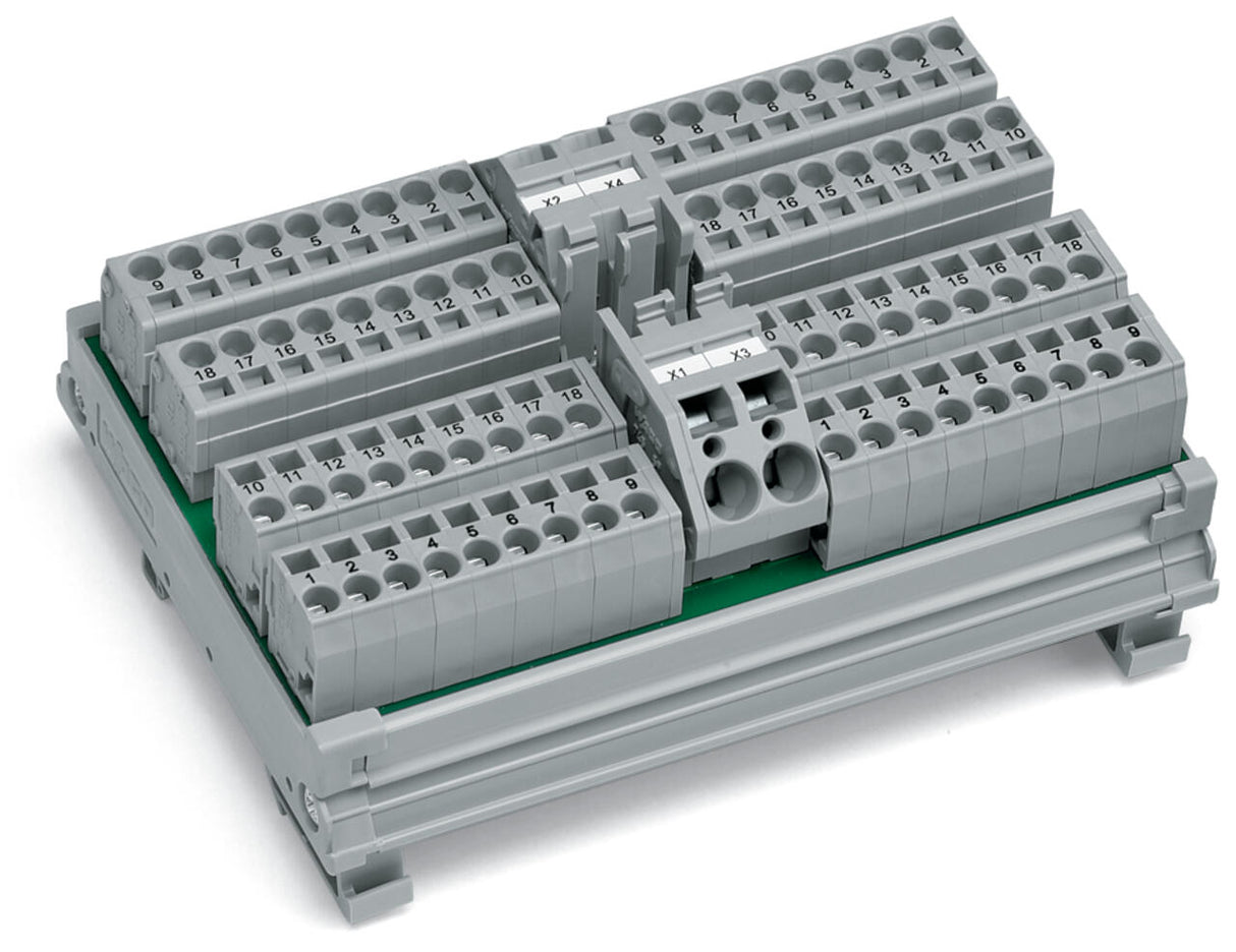 WAGO Übergabemodul 76p 250V 12A Federzug Serie 288 288-837 Leiterplattenklemme