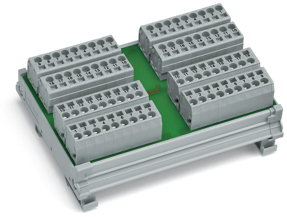 WAGO Übergabemodul 72p 250V 12A Federzug Serie 288 288-825 Leiterplattenklemme