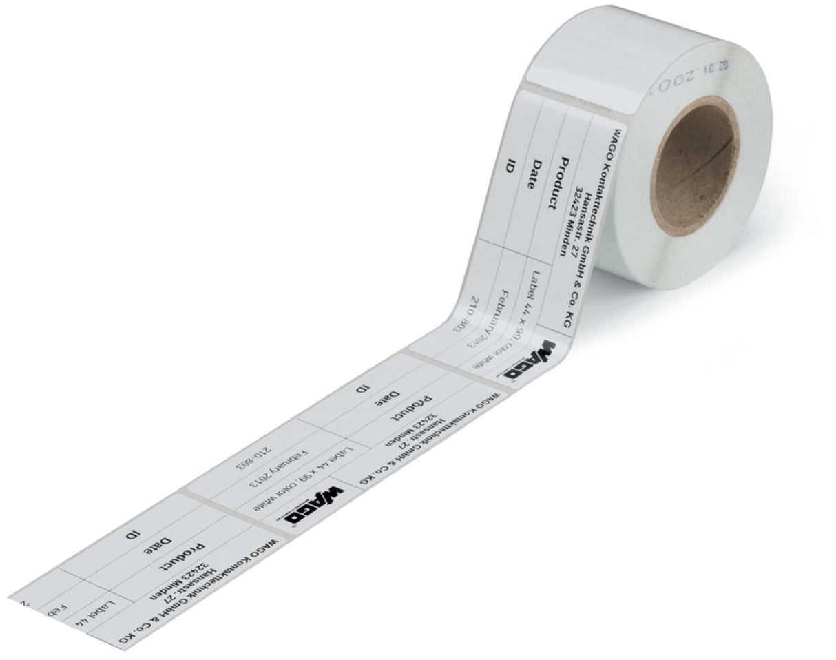 WAGO Etikett ws Selbstkl 99x44mm Serie 210 210-803