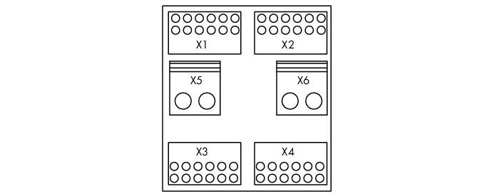 WAGO Übergabemodul 4p 50V 10A Federzug Serie 288 288-867 150x70x50mm TS35