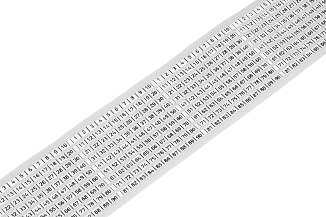 WAGO Klemmenmarkierung ws RM=3mm unbedr Serie 210 210-832 horiz/vert