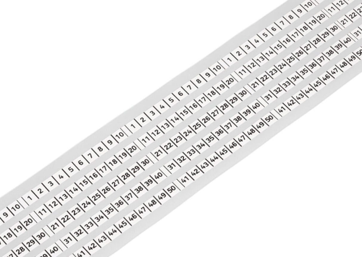 WAGO Klemmenmarkierung ws RM=5mm unbedr Serie 210 210-834 horiz/vert