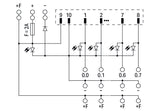 WAGO Übergabemodul 10p 50V 2A Federzug Serie 704 704-2003 Steckanschl TS35