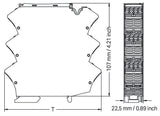 WAGO Elektronik-Leergehäuse IP20 Kst Serie 2857 2857-121 107x22,5x108mm