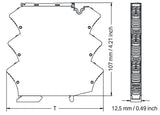 WAGO Elektronik-Leergehäuse IP20 Kst Serie 2857 2857-101 107x12,5x108mm