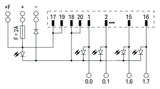 WAGO Übergabemodul 20p 50V 2A Federzug Serie 704 704-2004 Steckanschl TS35