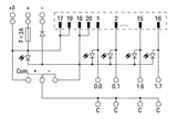 WAGO Übergabemodul 20p 50V 2A Federzug Serie 704 704-2024 Steckanschl TS35