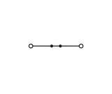 WAGO Reihenklemme 1Etage 2kl gr 24A TS35 Serie 2002 2002-1201