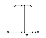 WAGO Schutzleiter-Reihenklemme 0,75-4qmm 2002-2707/999-950 gn/ge 2Etagen TS35