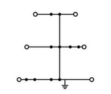 WAGO Reihenklemme 3Etagen 2kl gr 13,5A Serie 2200 2200-3209 TS35
