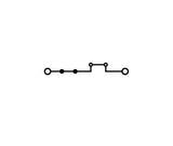 WAGO Reihenklemme 1Etage 2kl bl 16A TS35 Serie 2002 2002-1604