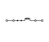 WAGO Sicherungs-Reihenklemme 0,25-2,5qmm 2202-1881 Flachsich steckb 10A