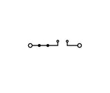 WAGO Reihenklemme 0,5-6qmm 1Etage 2kl bl Serie 2006 2006-1664 10A TS35