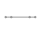WAGO Reihenklemme 0,08-2,5qmm 1Etage 4kl Serie 280 280-646 gr 24A TS35