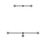 WAGO Reihenklemme 0,08-2,5qmm 2Etagen Serie 280 280-527 2kl gr/gn-ge 20A TS35