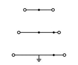 WAGO Reihenklemme 0,08-2,5qmm 3Etagen Serie 280 280-557 2kl mehrf 20A TS35