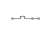 WAGO Trennreihenklemme gr 0,08-2,5qmm Serie 280 280-683 10A 1Etage