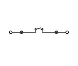 WAGO Trennreihenklemme gr 0,08-4qmm 10A Serie 281 281-666 1Etage