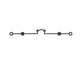 WAGO Trennreihenklemme gr 0,08-2,5qmm Serie 280 280-829 10A 1Etage