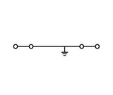 WAGO Schutzleiter-Reihenklemme gn/ge Serie 264 264-737 0,08-2,5qmm 1Etage