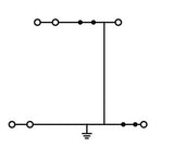 WAGO Schutzleiter-Reihenklemme gn/ge Serie 870 870-537 0,08-2,5qmm 2Etagen